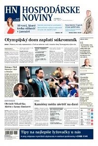 Obálka e-magazínu Hospodárske noviny 17.01.2014