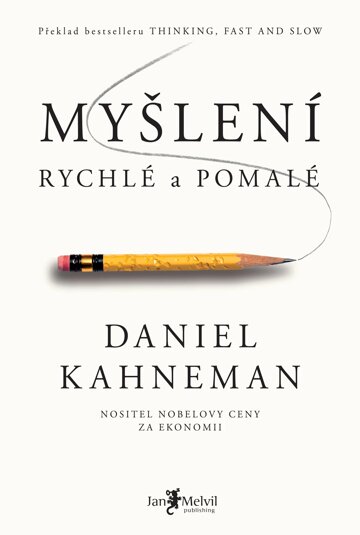 Obálka knihy Myšlení, rychlé a pomalé