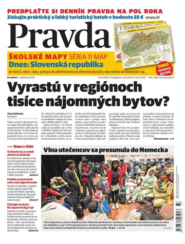 Obálka e-magazínu Pravda 7.9.2015