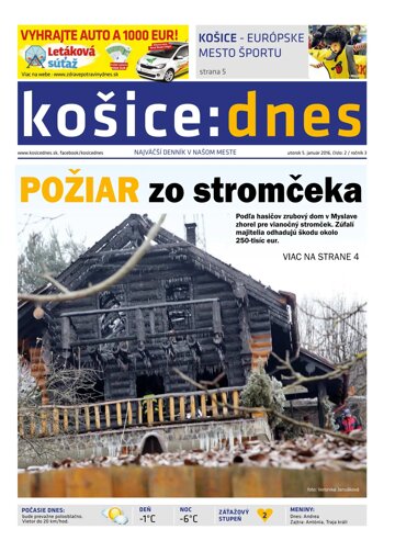Obálka e-magazínu košice:dnes 5.1.2016