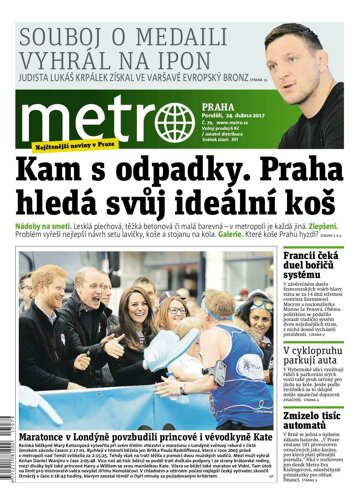 Obálka e-magazínu deník METRO 24.4.2017