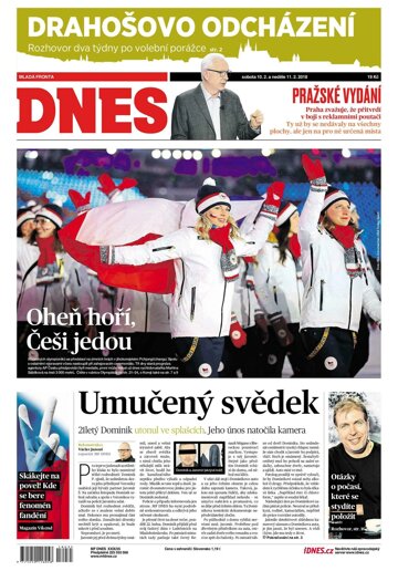 Obálka e-magazínu MF Dnes 10.2.2018