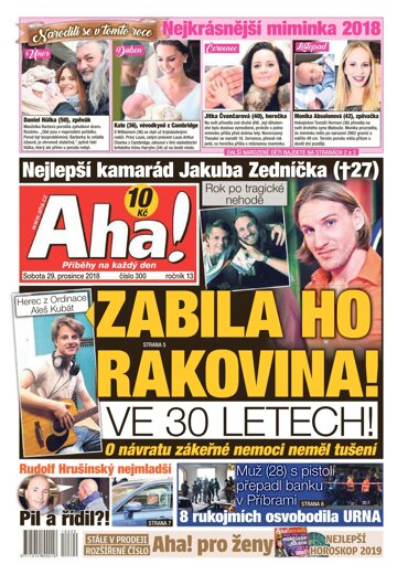 Obálka e-magazínu AHA! 29.12.2018