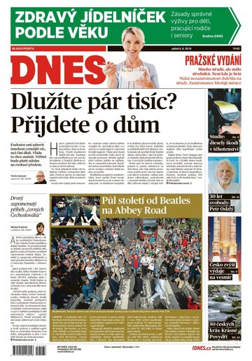 Obálka e-magazínu MF Dnes 9.8.2019