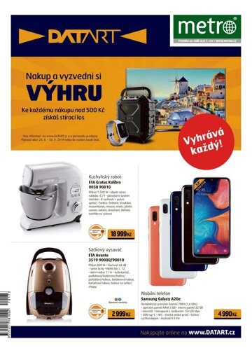 Obálka e-magazínu deník METRO 16.9.2019