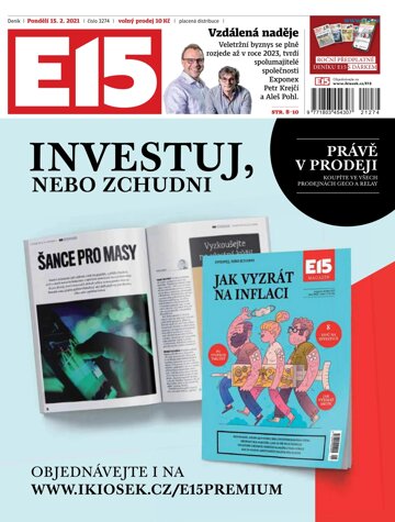 Obálka e-magazínu E15 15.2.2021