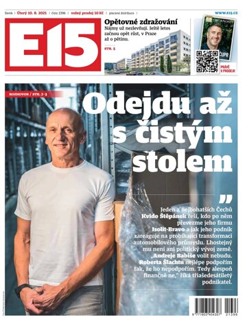 Obálka e-magazínu E15 10.8.2021