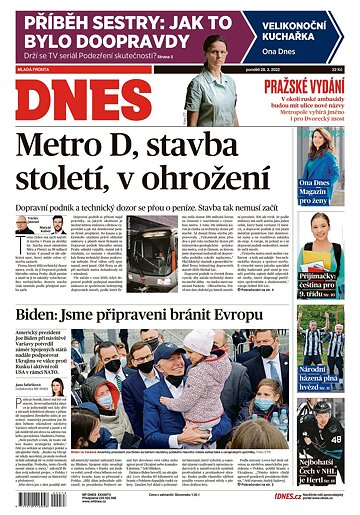 Obálka e-magazínu MF Dnes 28.3.2022