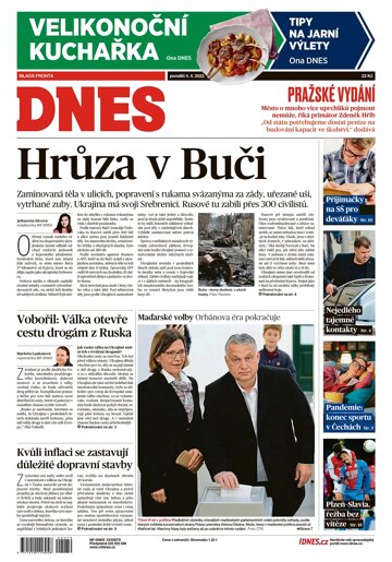 Obálka e-magazínu MF Dnes 4.4.2022