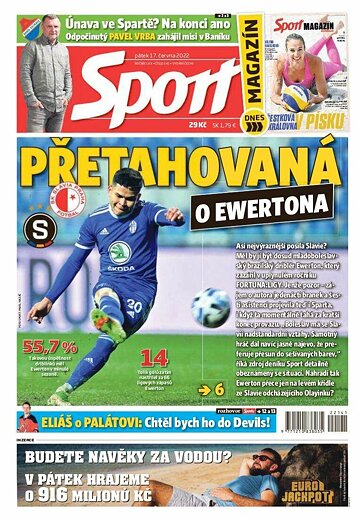 Obálka e-magazínu Sport 17.6.2022
