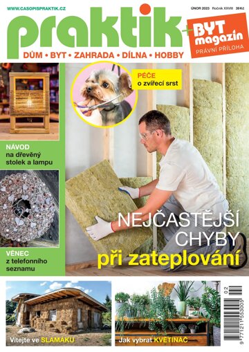 Obálka e-magazínu PRAKTIK & příloha Byt magazín 2/2023