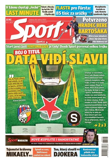 Obálka e-magazínu Sport 28.1.2023