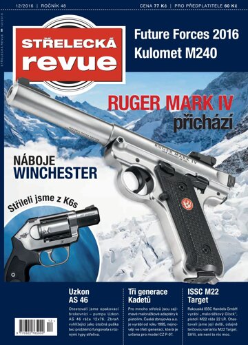 Obálka e-magazínu Střelecká revue 12/2016