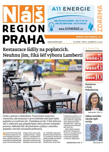 Obálka e-magazínu Náš Region - Praha 51/2023