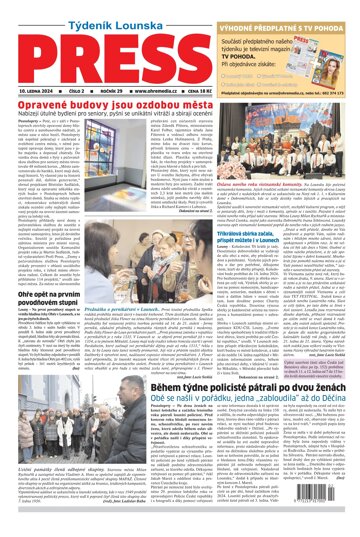 Obálka e-magazínu Lounský press 2/24