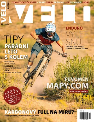 Obálka e-magazínu Velo 3/2025