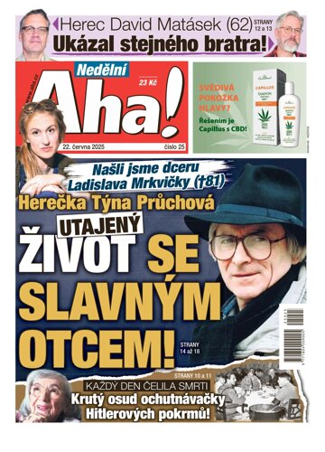 Obálka e-magazínu Nedělní AHA! 22.6.2025
