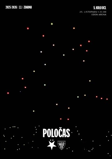 Obálka e-magazínu Poločas 26/2025č.11 Slavia – Athletic