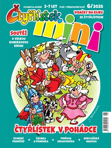 Obálka e-magazínu Čtyřlístek Mini 6/2025