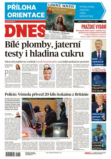 Obálka e-magazínu MF Dnes 27.12.2025
