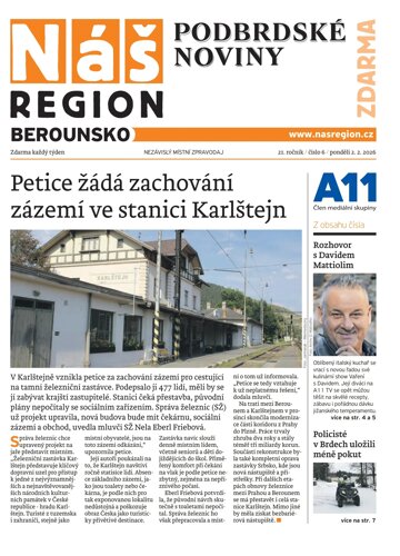 Obálka e-magazínu Náš Region - Berounsko 6/2026