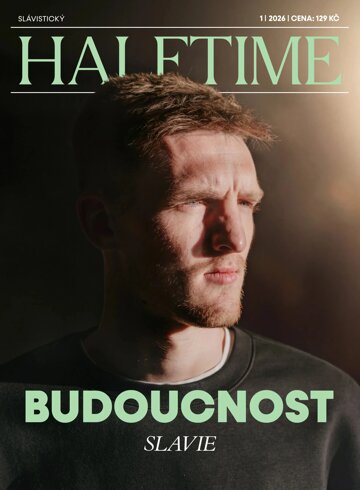 Obálka e-magazínu HALFTIME 22: Budoucnost Slavie