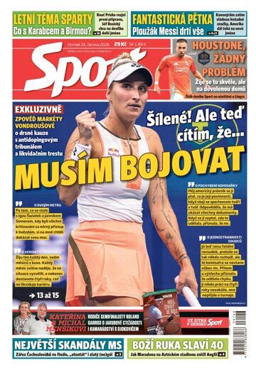 Obálka e-magazínu Sport 25.6.2026