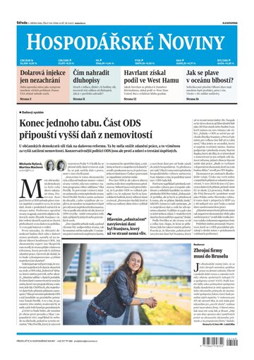 Obálka e-magazínu Hospodářské noviny 149 - 5.8.2026