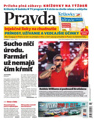 Obálka e-magazínu Pravda 10. 8. 2026
