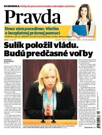 Obálka e-magazínu Pravda 12.10.2011