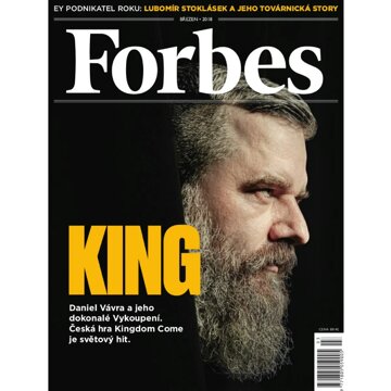 Obálka audioknihy Forbes březen 2018