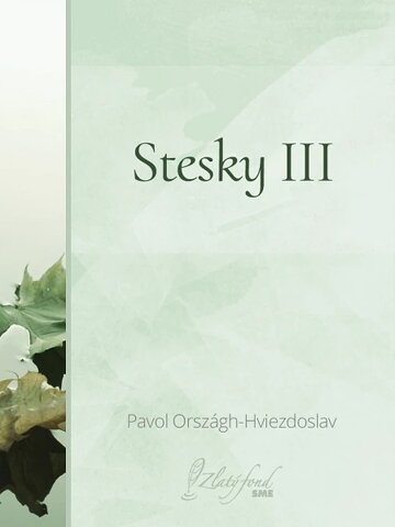 Obálka knihy Stesky III