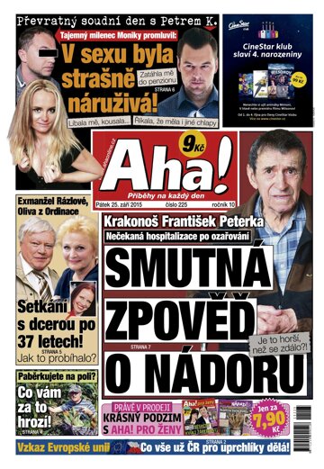 Obálka e-magazínu AHA! 25.9.2015