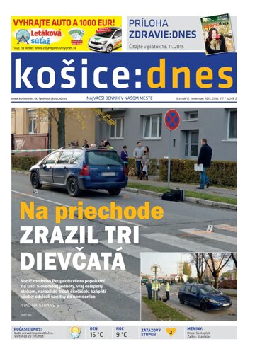 Obálka e-magazínu košice:dnes 12.11.2015