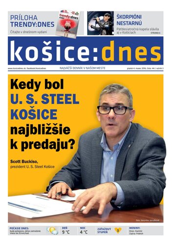 Obálka e-magazínu košice:dnes 4.3.2016