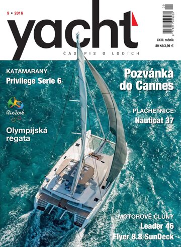 Obálka e-magazínu Yacht 9/2016