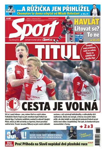 Obálka e-magazínu Sport 7.3.2017