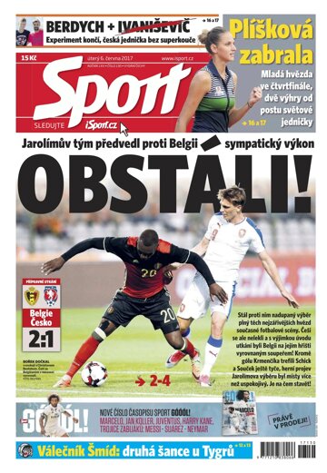 Obálka e-magazínu Sport 6.6.2017