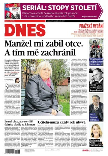 Obálka e-magazínu MF Dnes 4.11.2017