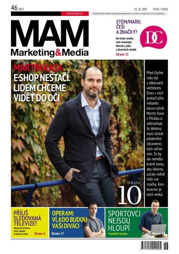 Obálka e-magazínu Marketing & Media 46 - 13.11.2017