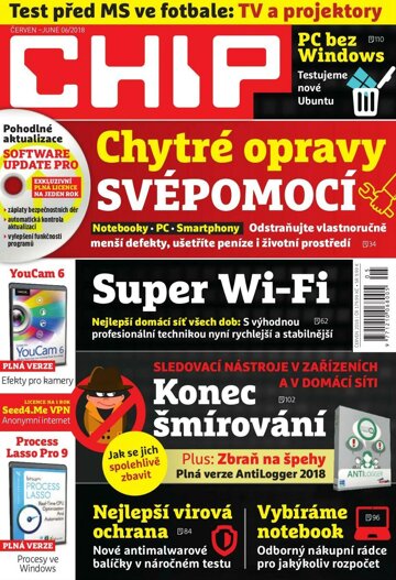 Obálka e-magazínu CHIP 6/2018