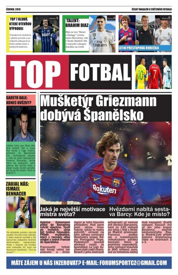 Obálka e-magazínu TOP Fotbal 17/2019