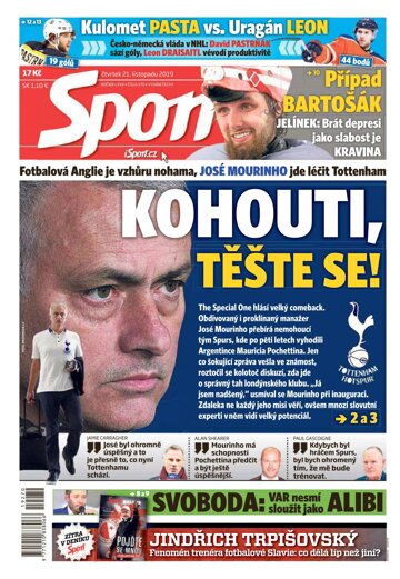 Obálka e-magazínu Sport 21.11.2019