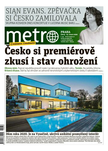 Obálka e-magazínu deník METRO 25.2.2020