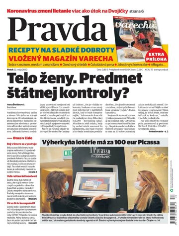 Obálka e-magazínu Pravda 22. 5. 2020