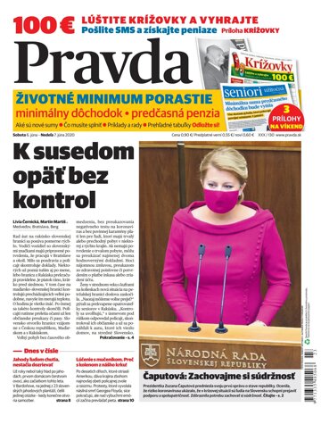 Obálka e-magazínu Pravda 6. 6. 2020