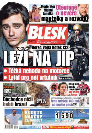 Obálka e-magazínu Blesk 30.7.2020