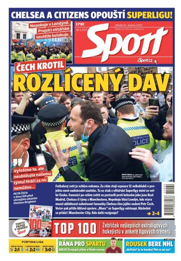 Obálka e-magazínu Sport 21.4.2021