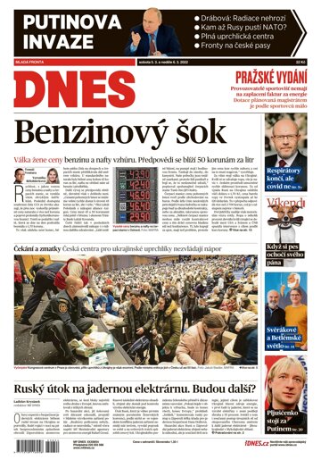 Obálka e-magazínu MF Dnes 5.3.2022