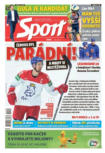 Obálka e-magazínu Sport 31.5.2022
